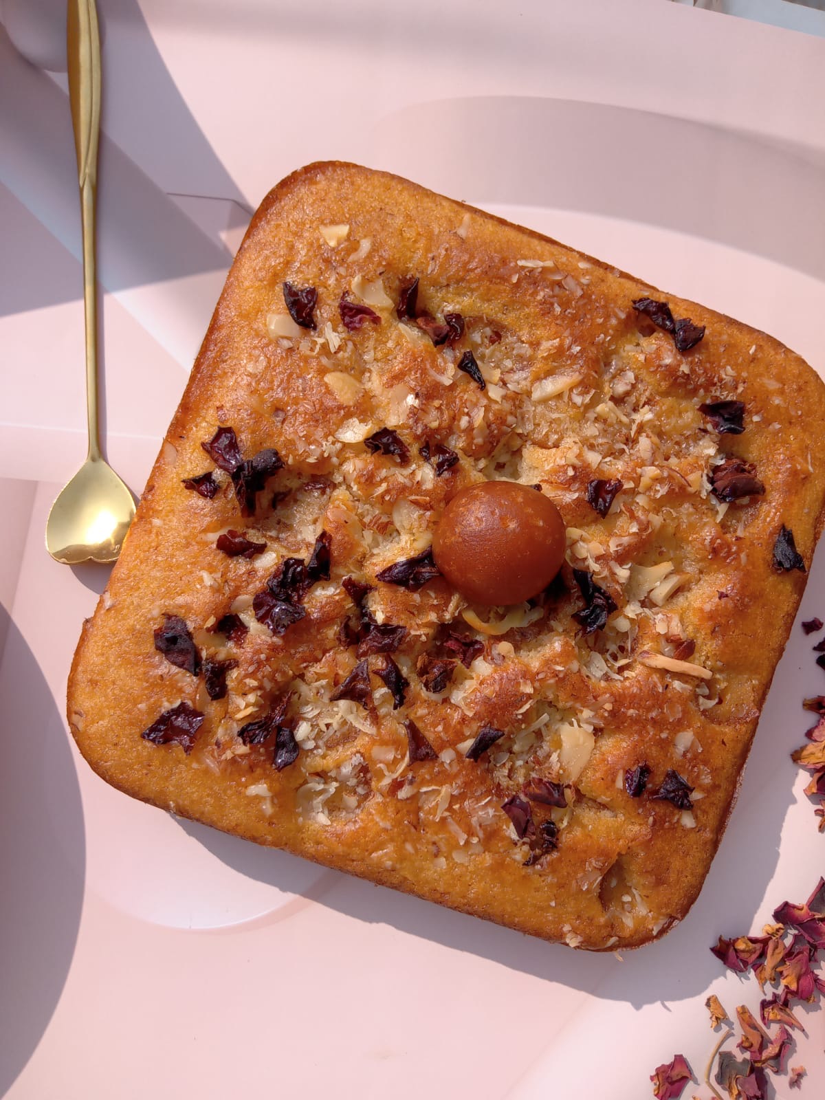 Gulab Jamun Dessert cake