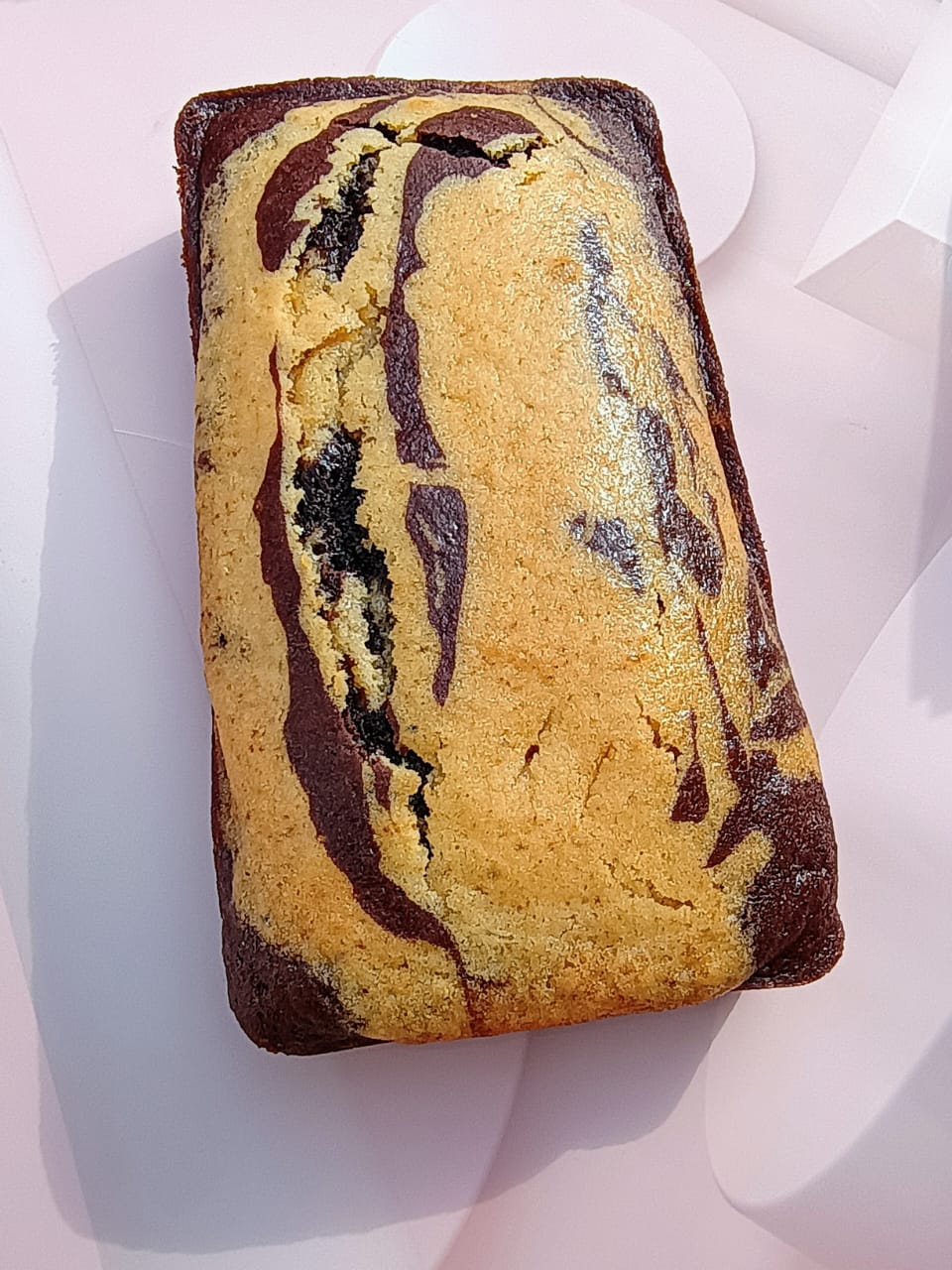 Marbel cake dessert