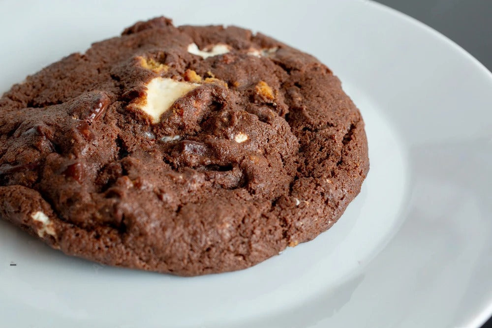 S'mores Double Chocolate Chunk Cookies