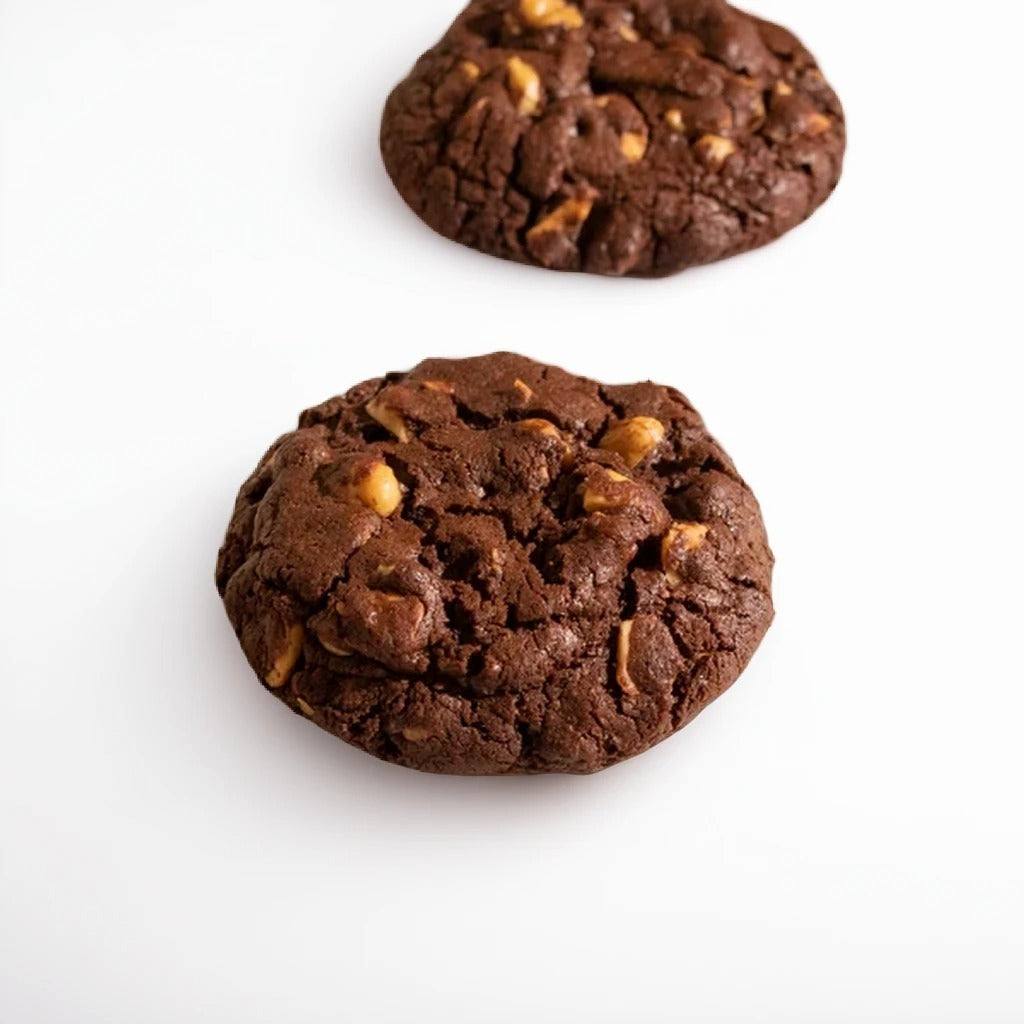 Hazelnut Double Chocolate Cookies