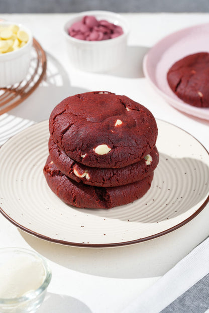 Nyc-Style Red Velvet Creamcheese Cookies