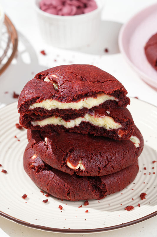 Nyc-Style Red Velvet Creamcheese Cookies
