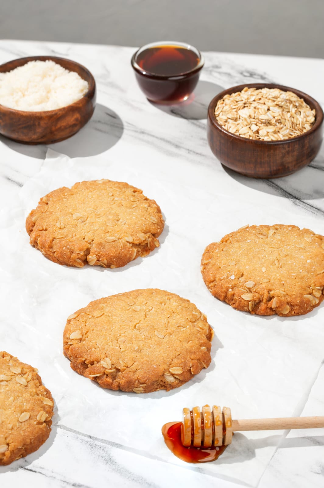 Honey Oats-meal Coconut cookie